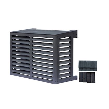 Qventi omkasting houtlook Grijs - M - 850x1150x575mm